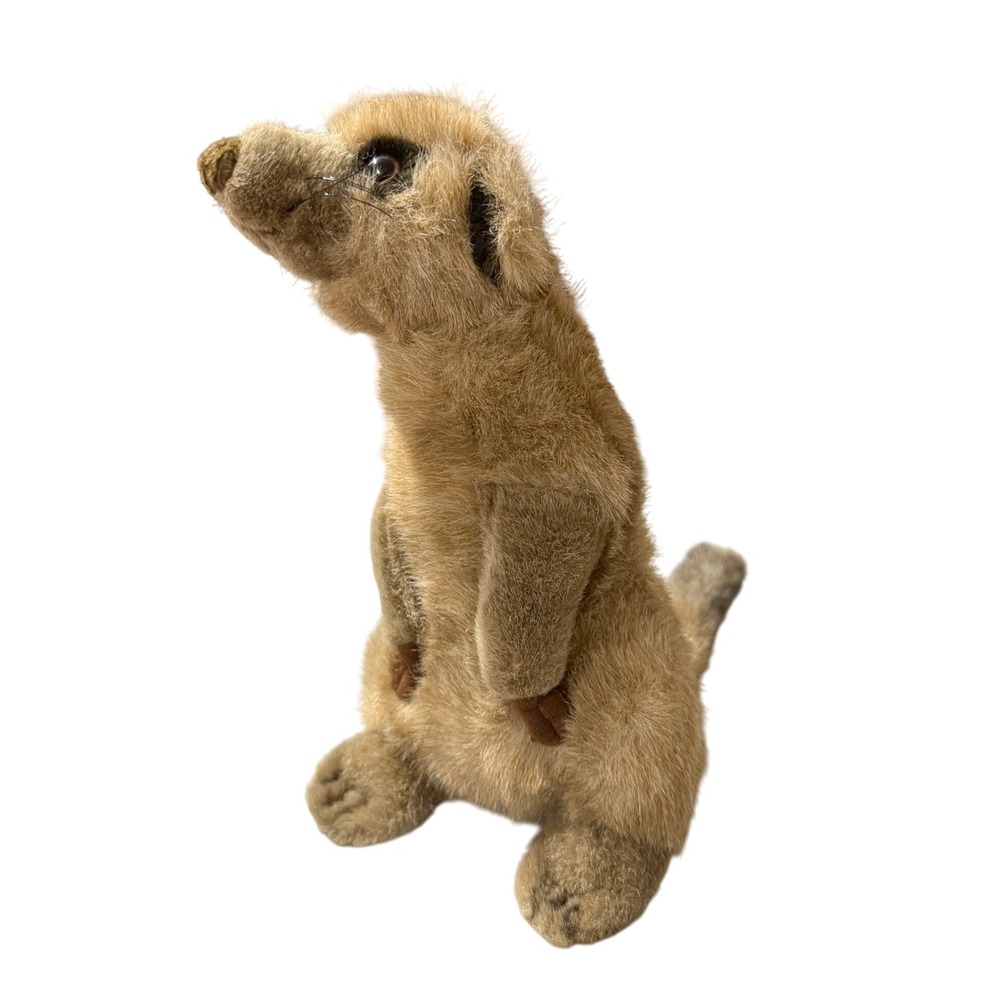 Born In Africa Vintage Meerkat‎ Plush Stuffed Animal Toy Brown Decor